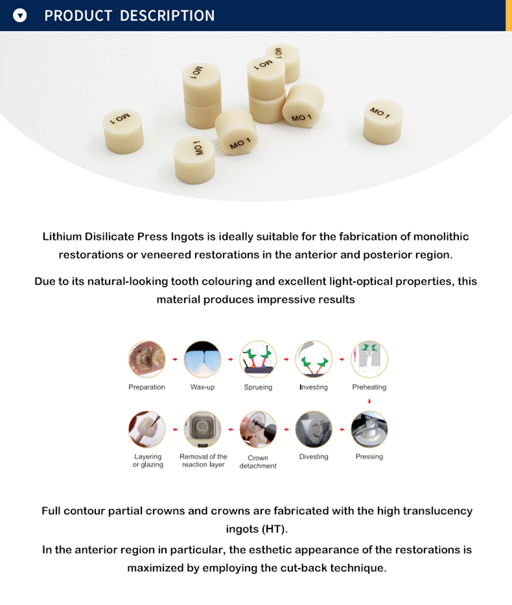 Lithium Disilicate Ingots