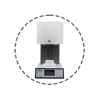 dental porcelain furnace with vacuum pump ceramic furnace